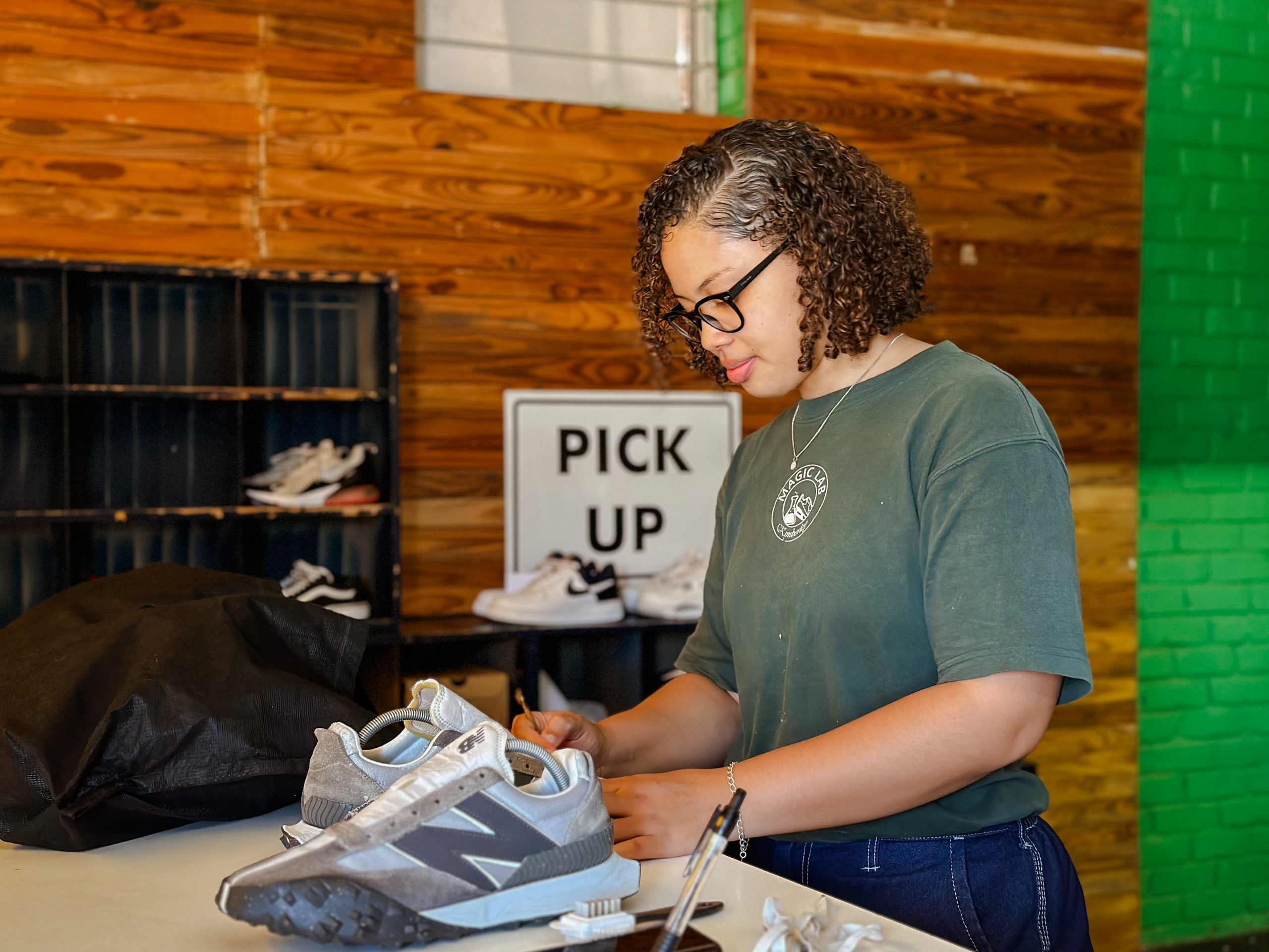 Jordan at Magic Lab Sneaker Laundry